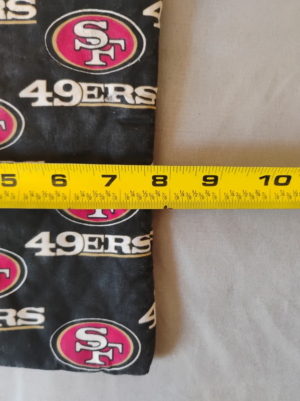 San Francisco 49ers Black Logo Foldover Clutch
